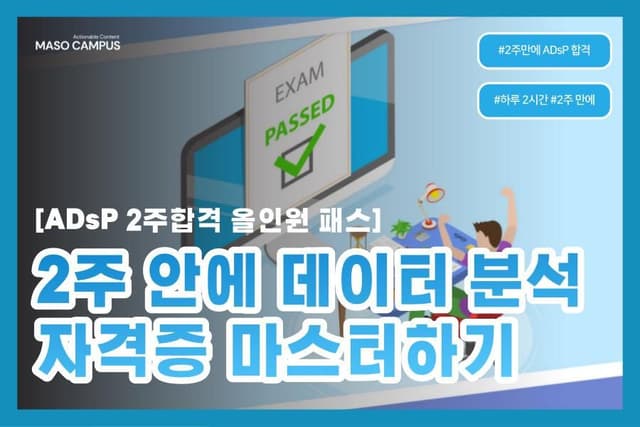ADsP 2주 합격 올인원 패스